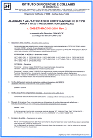 certificato ce di tipo